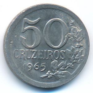 Бразилия, 50 крузейро (1965 г.)