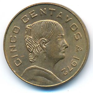 Mexico, 5 centavos, 1972
