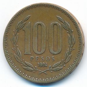 Чили, 100 песо (1994 г.)
