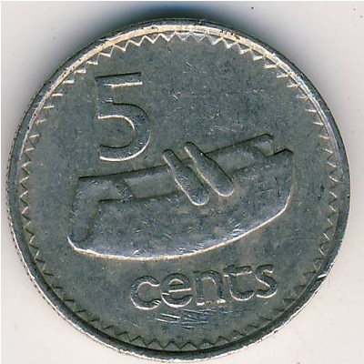 Фиджи, 5 центов (1969–1984 г.)