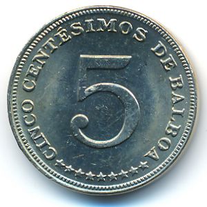 Panama, 5 centesimos, 1983