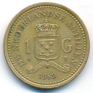 Antilles, 1 gulden, 1989