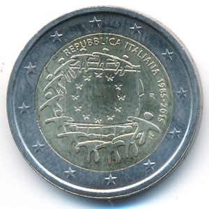 Italy, 2 euro, 2015