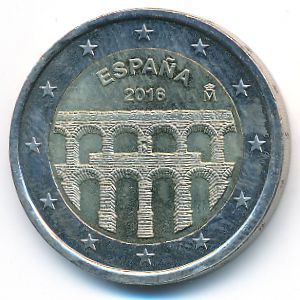Испания, 2 евро (2016 г.)