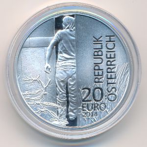 Austria, 20 euro, 2014