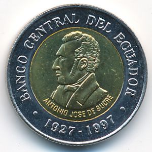 Ecuador, 100 sucres, 1997