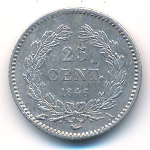 Франция, 25 сентим (1845–1848 г.)