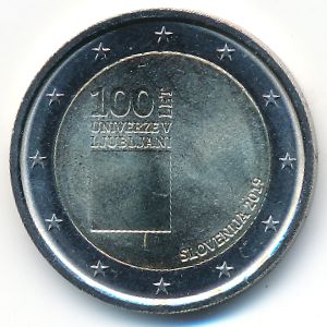 Словения, 2 евро (2019 г.)