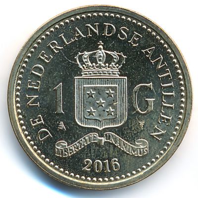 Antilles, 1 gulden, 2014–2016