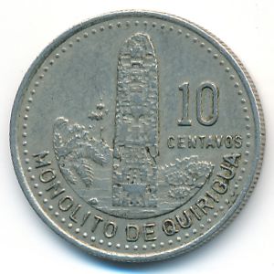 Guatemala, 10 centavos, 1994