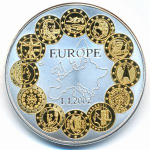 Европа., Без номинала (2002 г.)