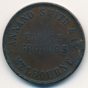 Австралия, 1 пенни (1849–1852 г.)