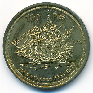 Isle Europa., 100 francs, 2012