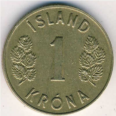 Исландия, 1 крона (1946 г.)