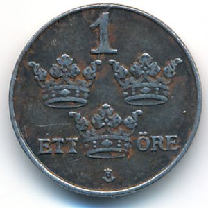 Sweden, 1 ore, 1950