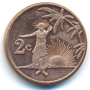 Tokelau, 2 cents, 2012
