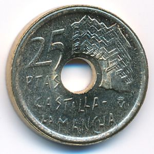 Испания, 25 песет (1996 г.)