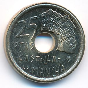 Испания, 25 песет (1996 г.)