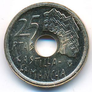 Испания, 25 песет (1996 г.)