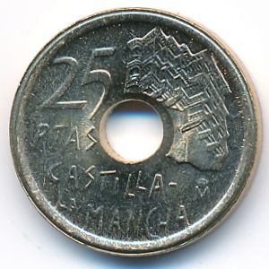 Испания, 25 песет (1996 г.)