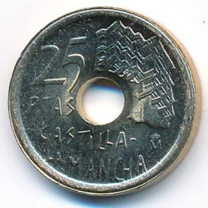 Испания, 25 песет (1996 г.)