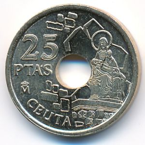 Испания, 25 песет (1998 г.)