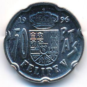 Испания, 50 песет (1996 г.)