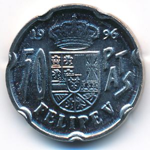 Spain, 50 pesetas, 1996