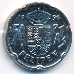 Испания, 50 песет (1996 г.)