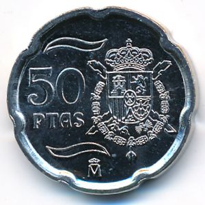 Испания, 50 песет (1998–2000 г.)