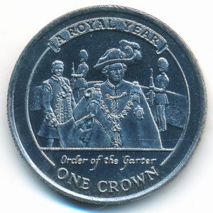 Gibraltar, 1 crown, 2005