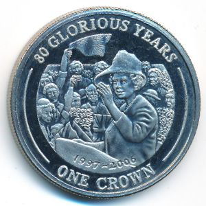 Gibraltar, 1 crown, 2006