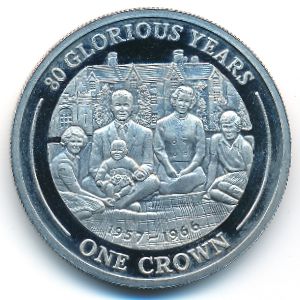 Gibraltar, 1 crown, 2006