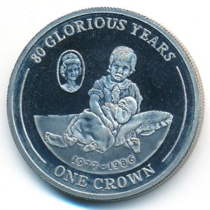 Gibraltar, 1 crown, 2006