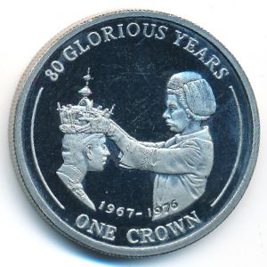 Gibraltar, 1 crown, 2006