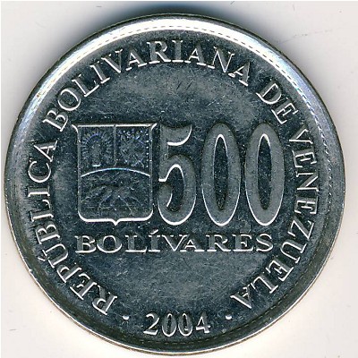 Венесуэла, 500 боливар (2004 г.)