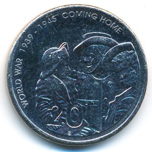 Australia, 20 cents, 2005