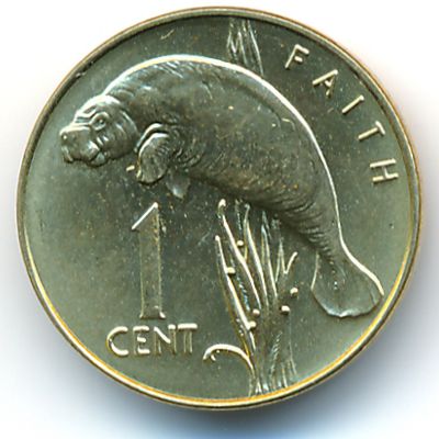 Guyana, 1 cent, 1976–1980