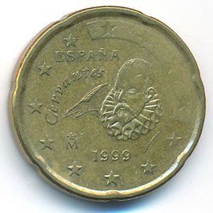 Испания, 20 евроцентов (1999 г.)