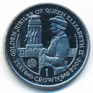 Isle of Man, 1 crown, 2002