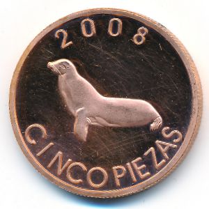Galapagos Islands., 5 piezas, 2008