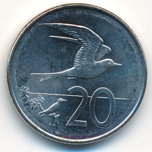 Cook Islands, 20 cents, 2015