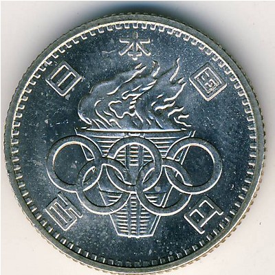 Japan, 100 yen, 1964