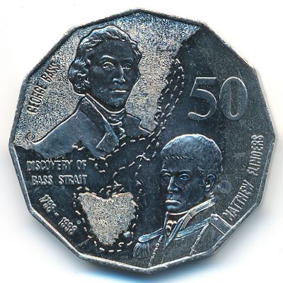 Australia, 50 cents, 1998