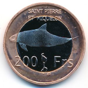 Saint Pierre and Miquelon., 200 francs, 2013