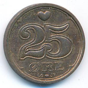 Дания, 25 эре (1996 г.)