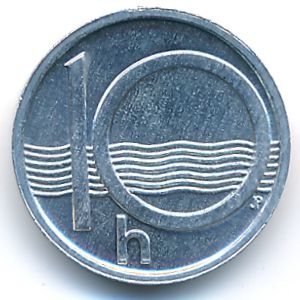 Czech, 10 haleru, 1993–2004