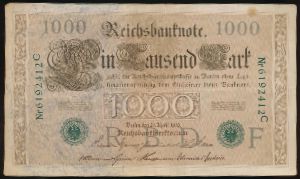 Berlin, 1000 марок, 1910