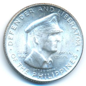 Philippines, 50 centavos, 1947
