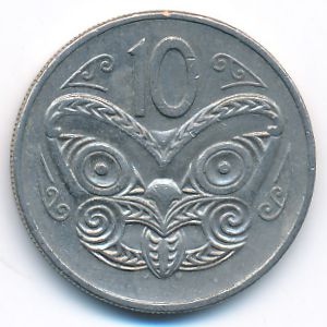 Новая Зеландия, 10 центов (1978 г.)